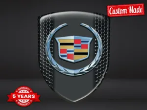 Cadillac Emblema Cupola Premium Lusso Adesivi Eleganti ST